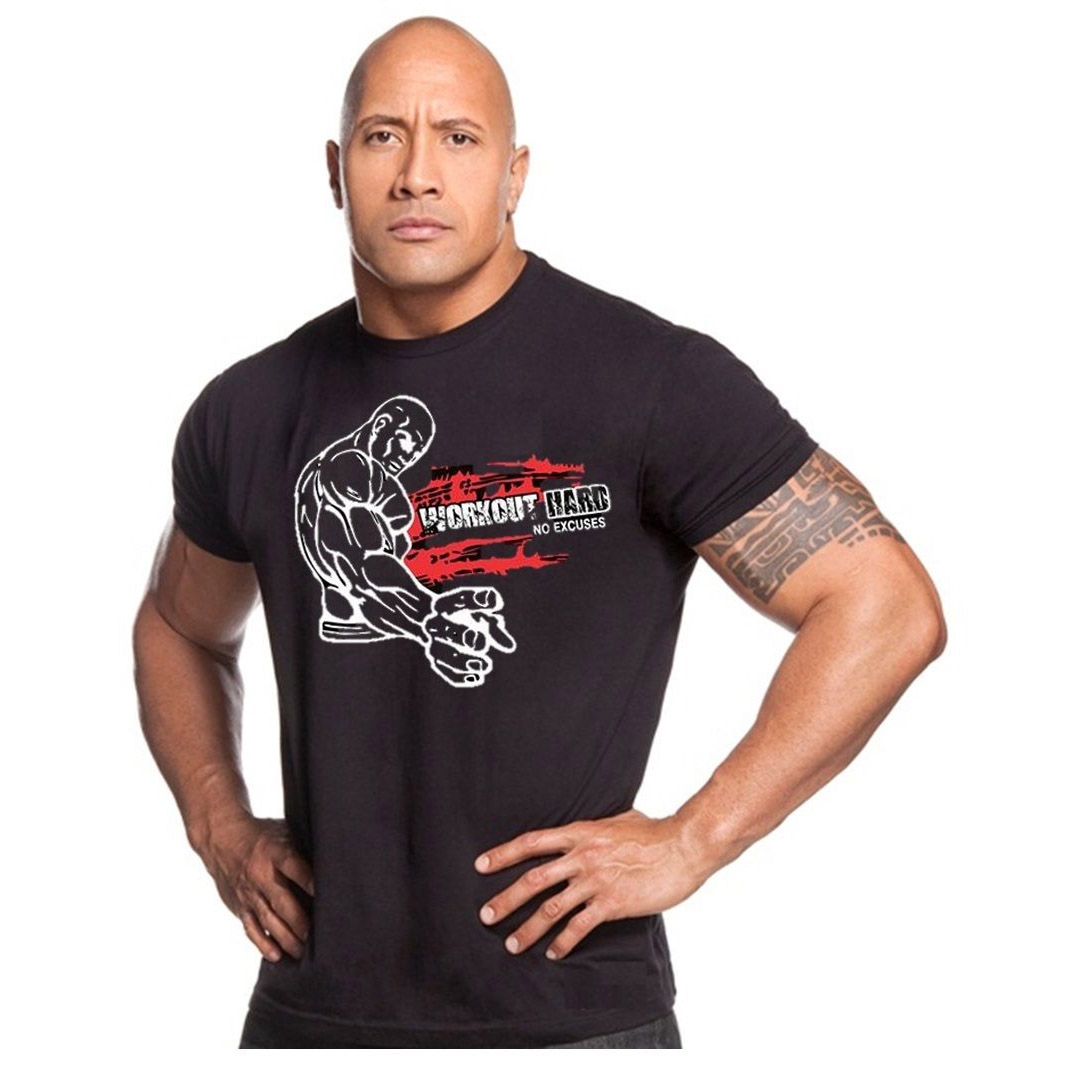 Gym T-Shirt in cotton best for training and regular wear comes with customized design  logo