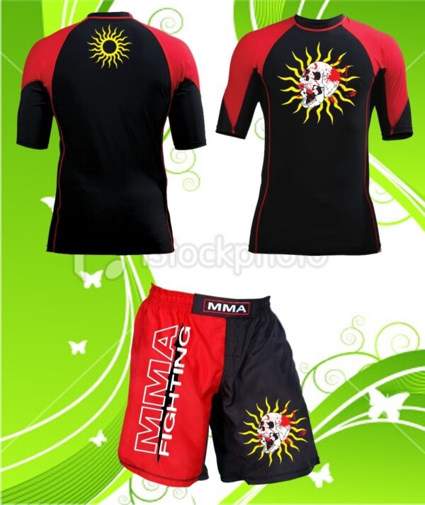SATIN MMA SHORTS IN High quality Kickboxing Martial Arts Gym Fight MMA boxing Unisex