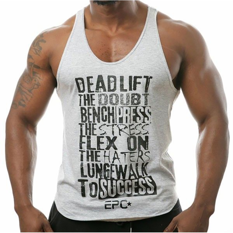 Gym Fitness Singlets Tank Top Singlet Bodybuilding Soccer Scale Industries Sleeveless Muscle Shirt